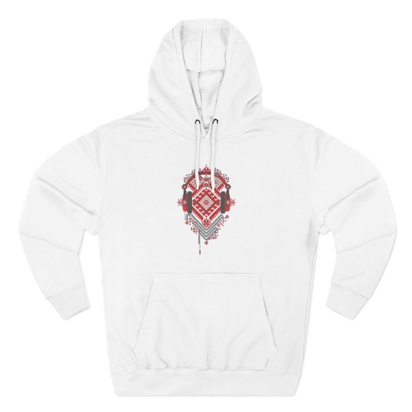 Three-Panel Fleece Hoodie