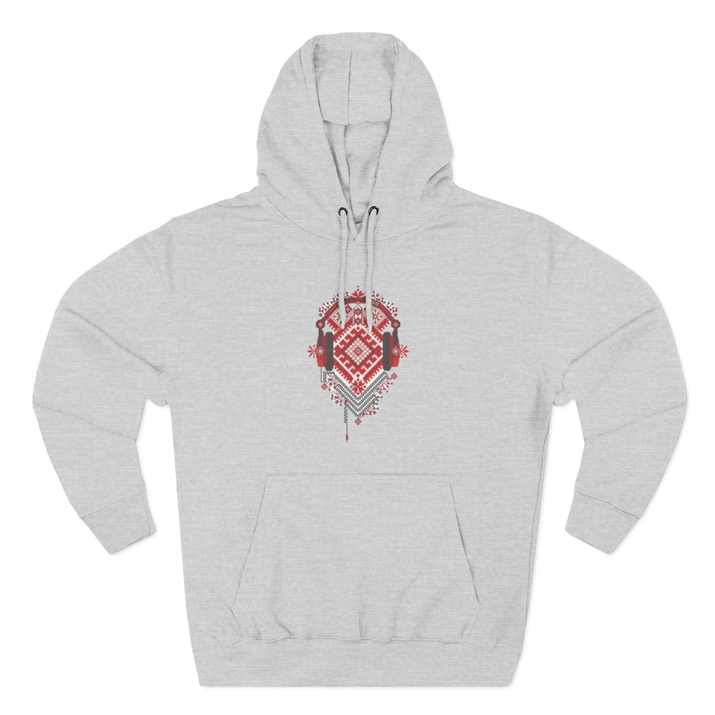 Three-Panel Fleece Hoodie