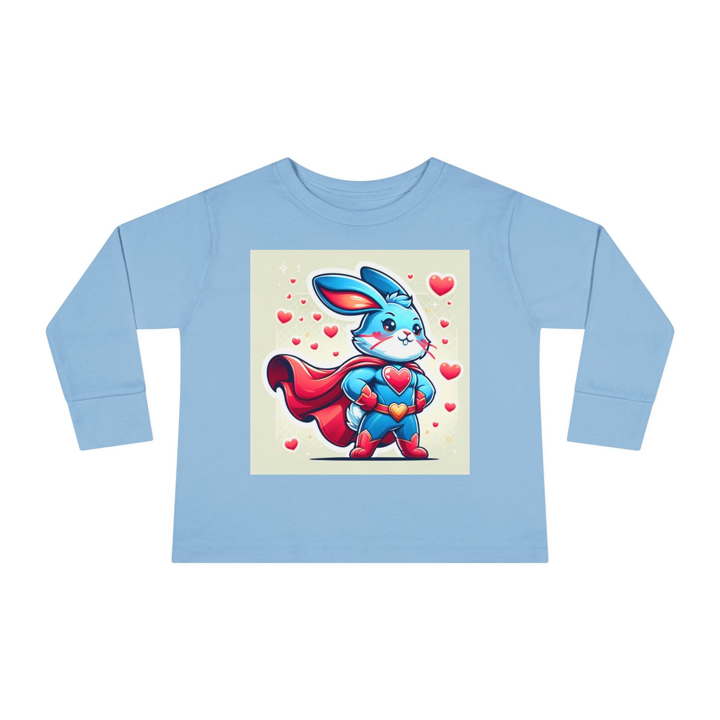 Superhero Bunny Toddler Long Sleeve Tee - Cute & Comfy for Kids