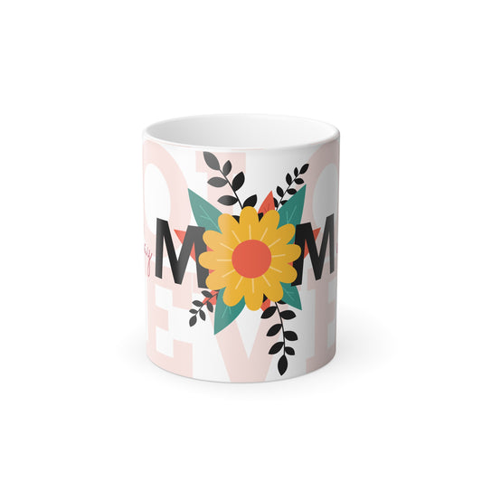 Color Morphing Mug - 'Love You Mom' Design - Perfect Mother's Day Gift